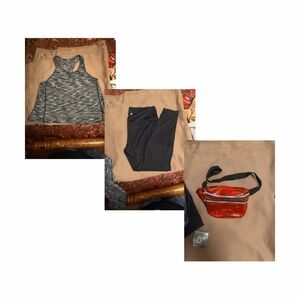 Bundle Active Wear Leggings, Top & Fannie pack